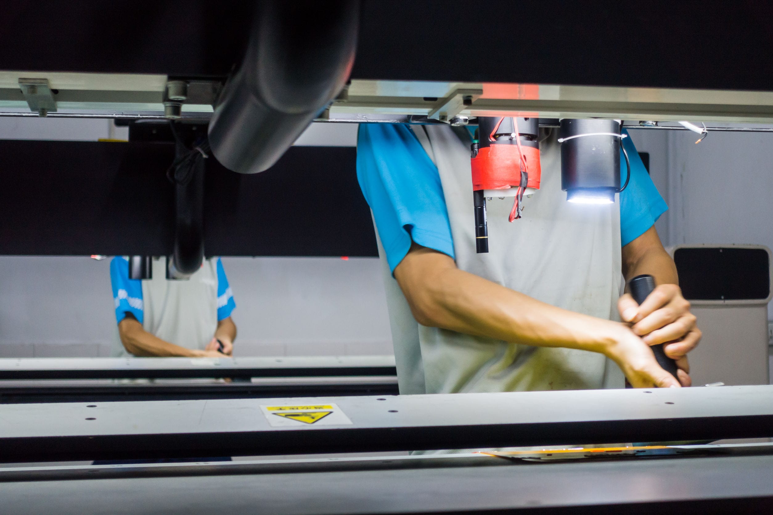 Plate Mounting Technical Process Machine Industry Flexography
